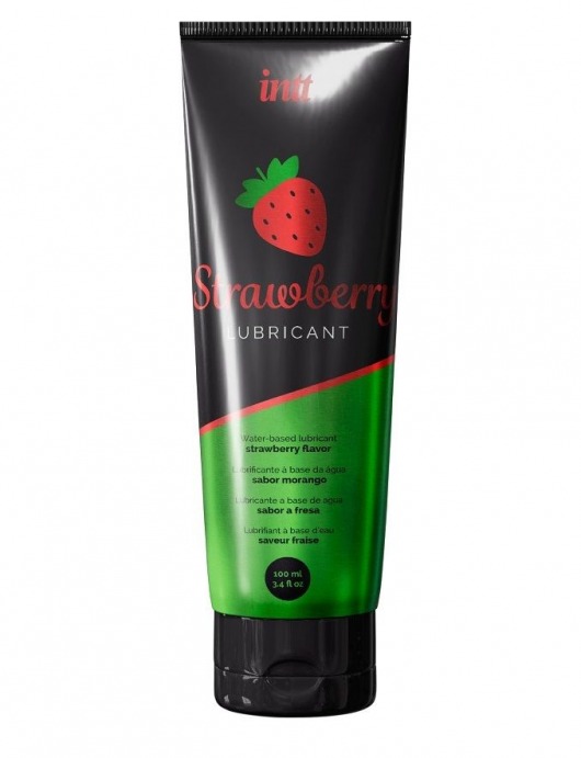 Смазка на водной основе с ароматом клубники Strawberry Lubricant - 100 мл. - INTT - купить с доставкой в Волжском