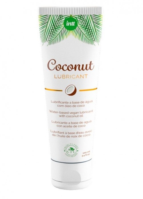 Веганская смазка на водной основе Coconut Lubricant - 100 мл. - INTT - купить с доставкой в Волжском