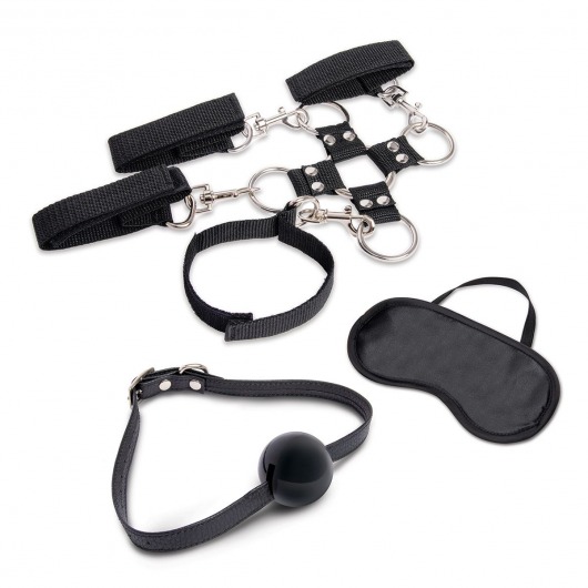 Набор для фиксации из 7 предметов Hogtie   Ball Gag Kit - Lux Fetish - купить с доставкой в Волжском