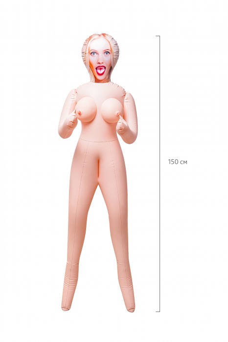 Надувная секс-кукла Lilit с тремя рабочими отверстиями - ToyFa - в Волжском купить с доставкой