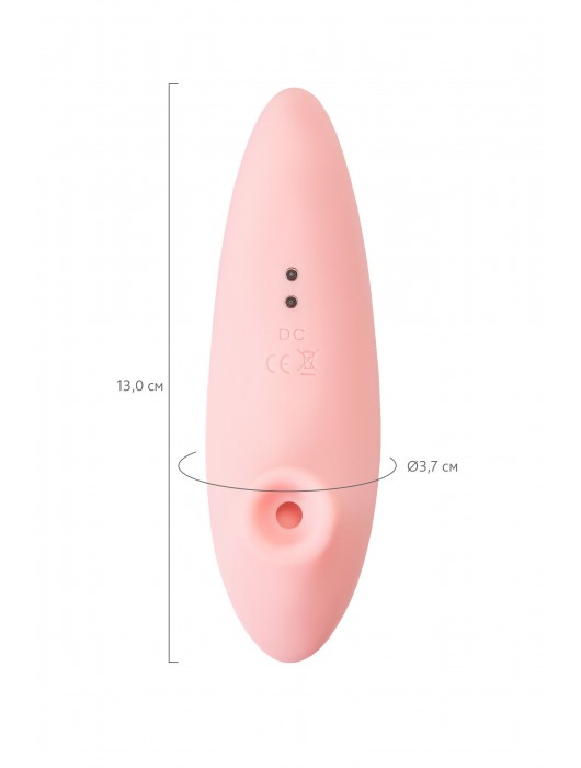 Розовый вакуумный стимулятор Lily - ToyFa