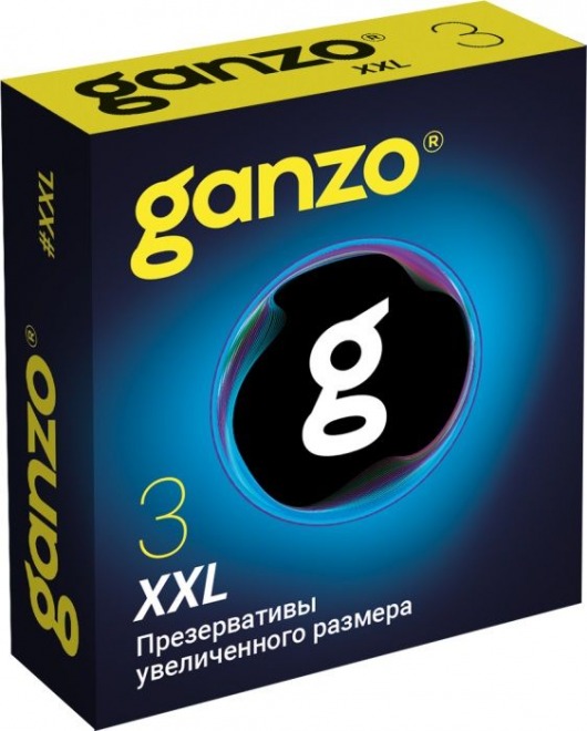 Презервативы увеличенного размера Ganzo XXL - 3 шт. - Ganzo - купить с доставкой в Волжском