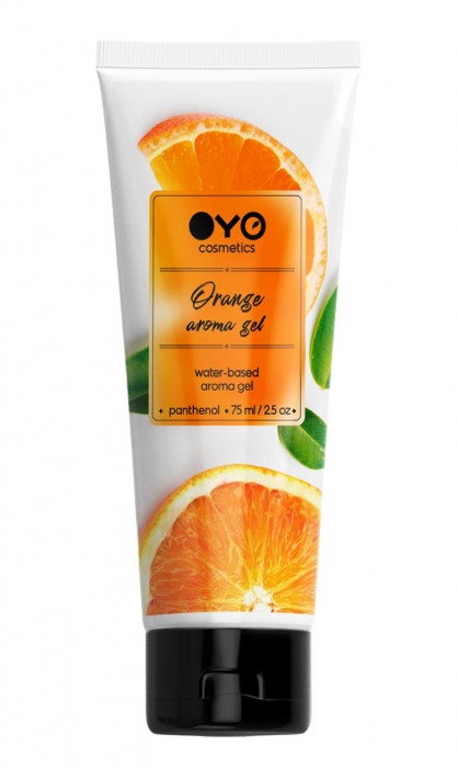 Лубрикант на водной основе OYO Aroma Gel Orange с ароматом апельсина - 75 мл. - OYO - купить с доставкой в Волжском