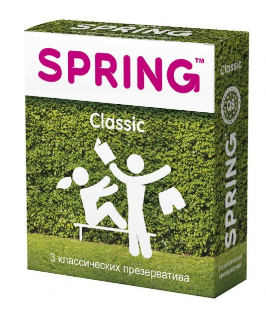 Классические презервативы SPRING CLASSIC - 3 шт. - SPRING - купить с доставкой в Волжском