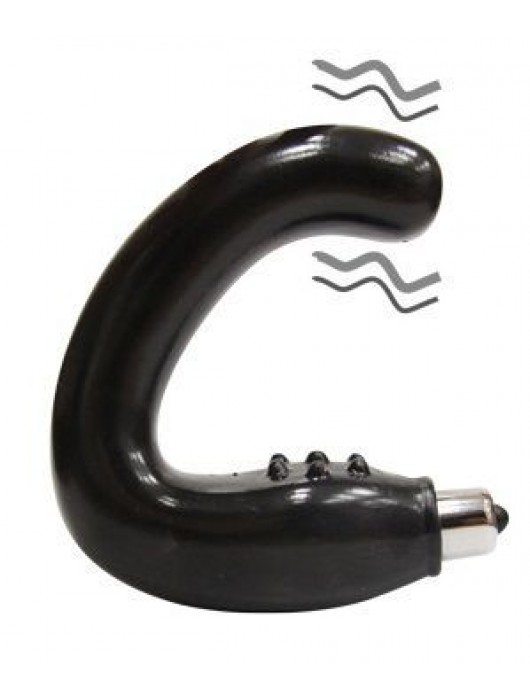 Чёрный массажёр простаты серии Sex Expert - Sex Expert - в Волжском купить с доставкой