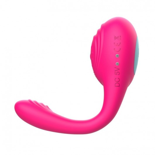 Розовое виброкольцо с пультом ДУ - I-MOON - в Волжском купить с доставкой