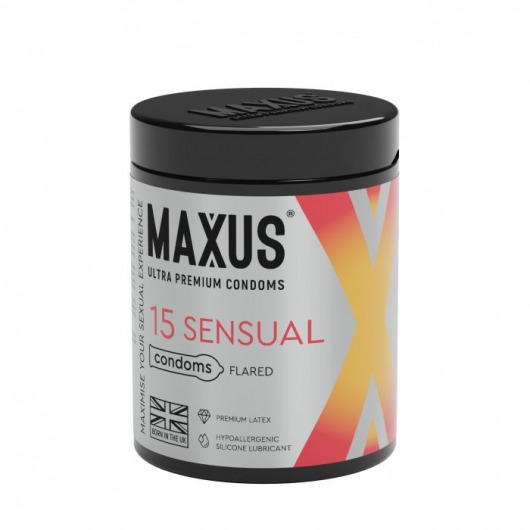 Анатомические презервативы MAXUS Sensual - 15 шт. - Maxus - купить с доставкой в Волжском