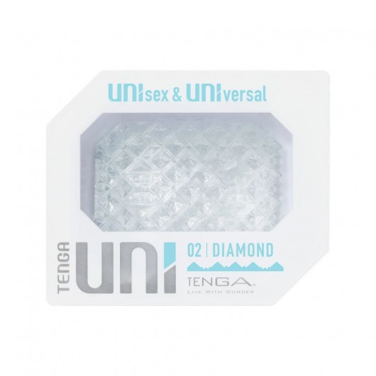 Прозрачный мастурбатор-стимулятор Tenga Uni Diamond - Tenga - в Волжском купить с доставкой
