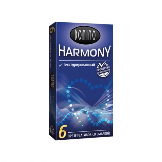 Текстурированные презервативы Domino Harmony - 6 шт. - Domino - купить с доставкой в Волжском