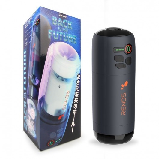 Черный вибромастурбатор Back To The Future - Rends - в Волжском купить с доставкой