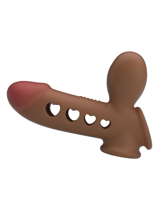 Насадка на пенис с эффектом расширения Tyronn - 16,1 см. - Baile - в Волжском купить с доставкой