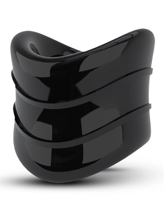 Черное эрекционное кольцо на мошонку Beef Ball Stretcher Snug X Long - Blush Novelties - в Волжском купить с доставкой