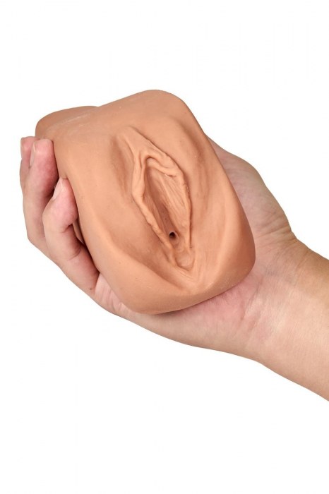 Маструбатор-вагина с вибрацией Soft   Wet Renata Realistic Tan Masturbator - Blush Novelties - в Волжском купить с доставкой