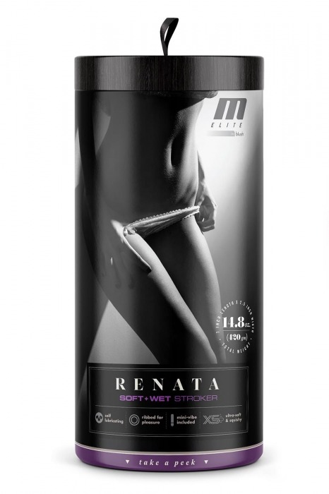 Маструбатор-вагина с вибрацией Soft   Wet Renata Realistic Tan Masturbator - Blush Novelties - в Волжском купить с доставкой