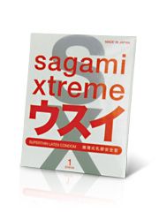 Ультратонкий презерватив Sagami Xtreme SUPERTHIN - 1 шт. - Sagami - купить с доставкой в Волжском