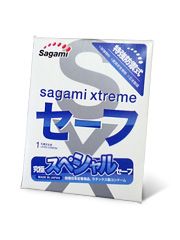 Презерватив Sagami Xtreme Ultrasafe с двойным количеством смазки - 1 шт. - Sagami - купить с доставкой в Волжском