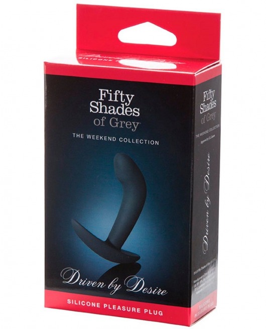 Анальная пробка Driven by Desire Silicone Butt Plug - 9 см. - Fifty Shades of Grey - в Волжском купить с доставкой