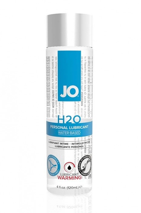 Возбуждающий лубрикант на водной основе JO Personal Lubricant H2O Warming - 120 мл. - System JO - купить с доставкой в Волжском