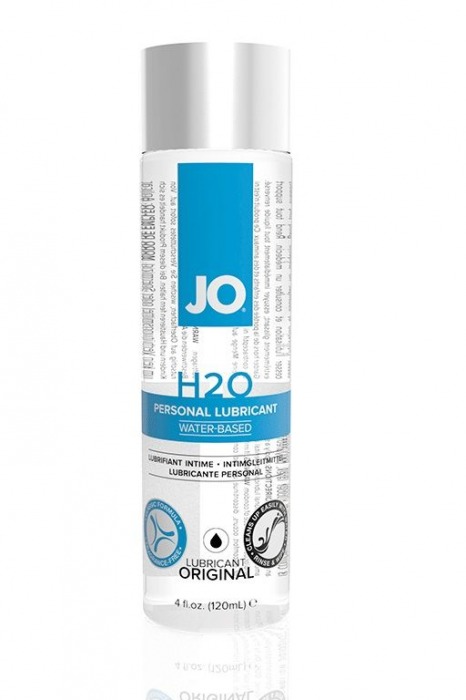 Нейтральный лубрикант на водной основе JO Personal Lubricant H2O - 120 мл. - System JO - купить с доставкой в Волжском