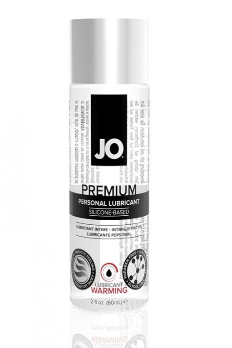 Возбуждающий лубрикант на силиконовой основе JO Personal Premium Lubricant  Warming - 60 мл. - System JO - купить с доставкой в Волжском