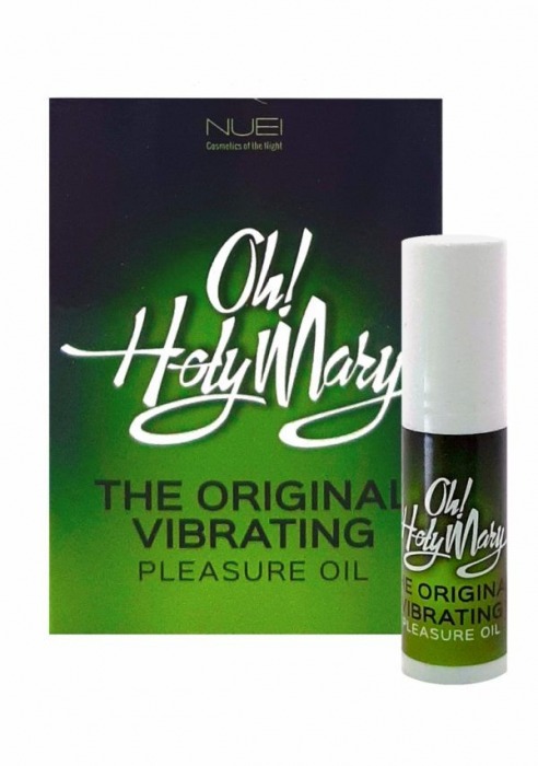 Масло унисекс с эффектом вибрации Oh! Holy Mary - 6 мл. - Nuei cosmetics - купить с доставкой в Волжском