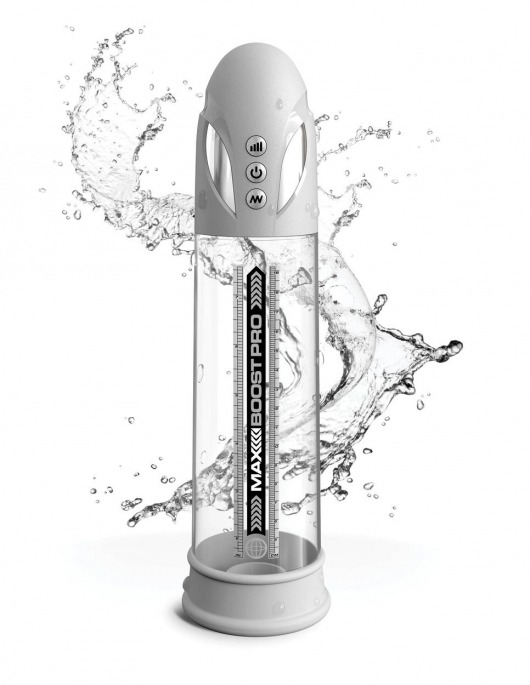 Белая вакуумная автоматическая помпа Max Boost Pro Flow - Pipedream - в Волжском купить с доставкой
