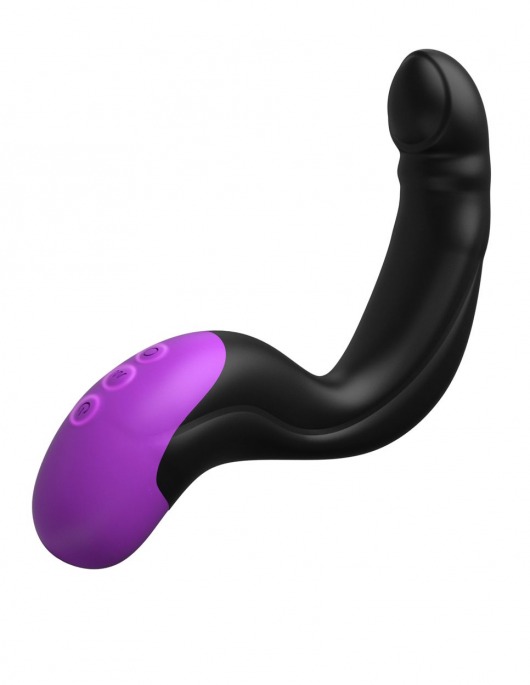 Черно-фиолетовый вибромассажёр простаты Hyper-Pulse P-Spot Massager - Pipedream - в Волжском купить с доставкой