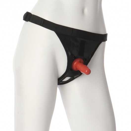 Трусики со штырьком для фиксации насадок Ultra Harness with Plug - Doc Johnson - купить с доставкой в Волжском