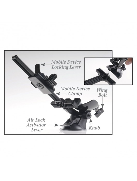 Перезаряжаемый мастурбатор-вагина с держателем для мобильных устройств Extreme Toyz Me - Pipedream - в Волжском купить с доставкой