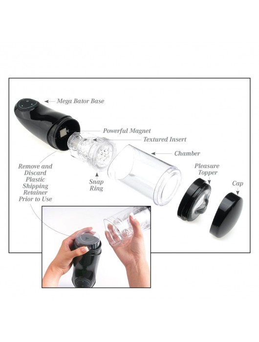 Перезаряжаемый мастурбатор-вагина с держателем для мобильных устройств Extreme Toyz Me - Pipedream - в Волжском купить с доставкой