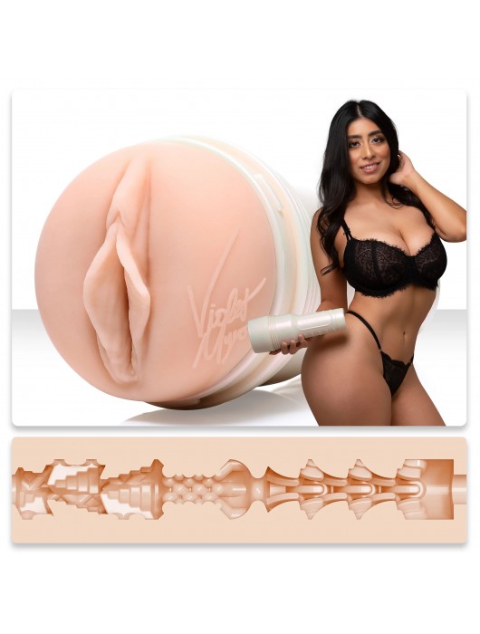 Мастурбатор-вагина Fleshlight Girls - Violet Myers Waifu - Fleshlight - в Волжском купить с доставкой