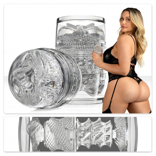 Прозрачный двусторонний мастурбатор Fleshlight Quickshot Mia Malkova - Fleshlight - в Волжском купить с доставкой