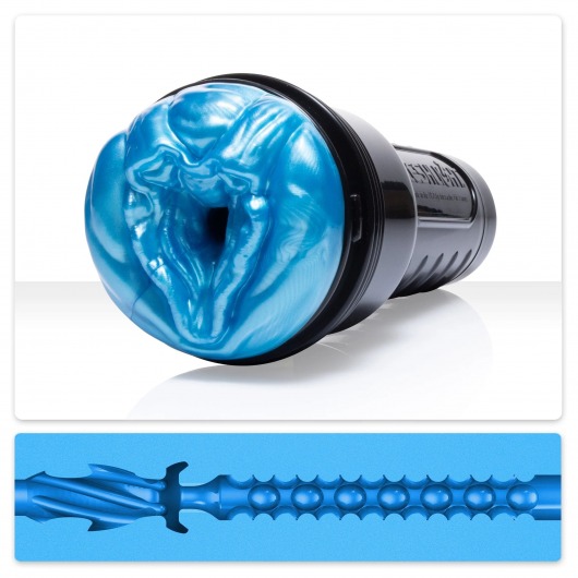 Мастурбатор-вагина Fleshlight Freaks Alien Blue Metallic - Fleshlight - в Волжском купить с доставкой