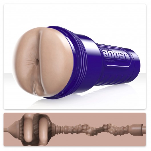 Телесный мастурбатор-анус Fleshlight Boost Blast Female - Fleshlight - в Волжском купить с доставкой