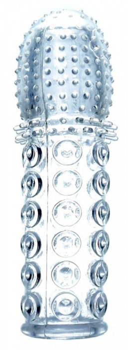 Прозрачная закрытая насадка на пенис - 13,5 см. - Boys of Toys - в Волжском купить с доставкой