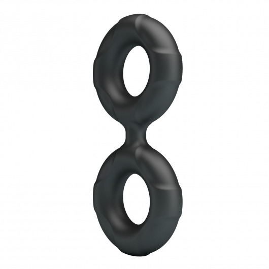 Черное двойное эрекционное кольцо Radwan - Baile - в Волжском купить с доставкой