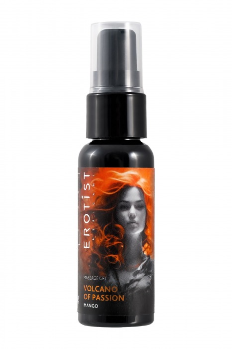 Гель с эффектом вибрации Volcano Of Passion со вкусом манго - 25 мл. - Erotist Lubricants - купить с доставкой в Волжском