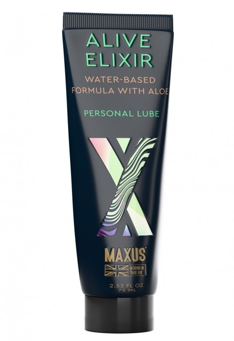 Интимный гель на водной основе MAXUS Alive Elixir - 75 мл. - Maxus - купить с доставкой в Волжском
