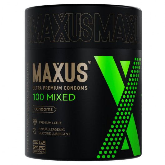 Презервативы MAXUS Mixed - 100 шт. - Maxus - купить с доставкой в Волжском