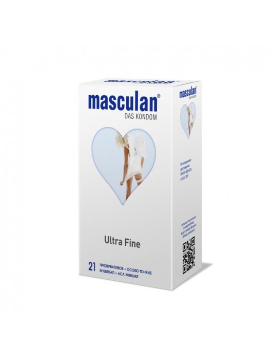Особо тонкие презервативы Masculan Ultra Fine - 21 шт. - Masculan - купить с доставкой в Волжском