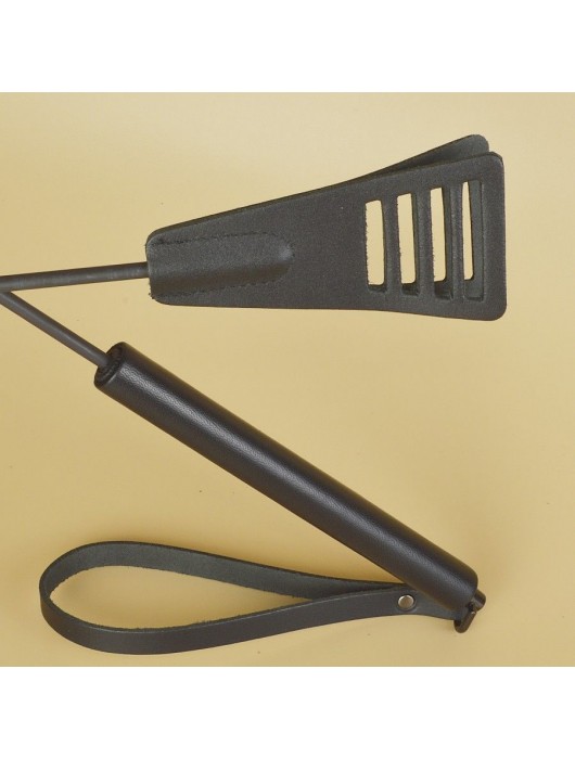 Черный кожаный стек «Сириус» - 60 см. - Sitabella - купить с доставкой в Волжском