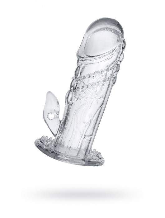Прозрачная насадка на пенис Uco - 13 см. - A-toys - в Волжском купить с доставкой