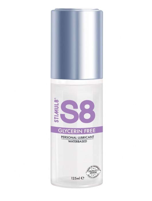 Лубрикант на водной основе S8 Glycerin Free без глицерина - 125 мл. - Stimul8 - купить с доставкой в Волжском