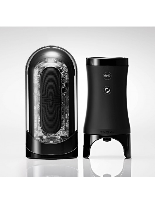 Набор Tenga Flip Zero Electronic Vibrotation: мастурбатор с вибрацией и устройство вращения - Tenga - в Волжском купить с доставкой