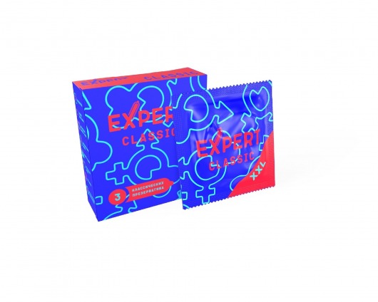 Презервативы увеличенного размера Expert Classic XXL - 3 шт. - Expert - купить с доставкой в Волжском
