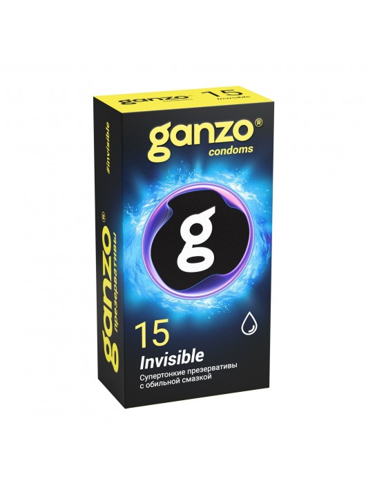 Супертонкие презервативы Ganzo Invisible - 15 шт. - Ganzo - купить с доставкой в Волжском
