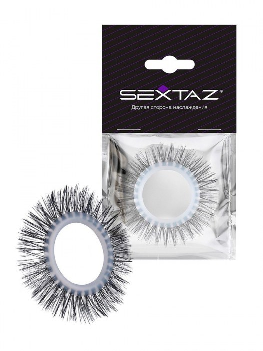 Круглое эрекционное кольцо с длинными «ресничками» - Sextaz - в Волжском купить с доставкой