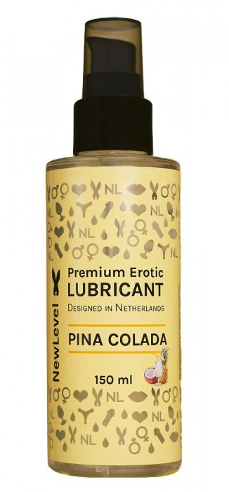 Ароматизированный лубрикант на водной основе NewLevel Pina Colada - 150 мл. - NewLevel - купить с доставкой в Волжском