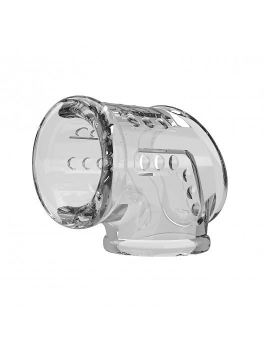 Прозрачная насадка на пенис и мошонку - Baile - в Волжском купить с доставкой