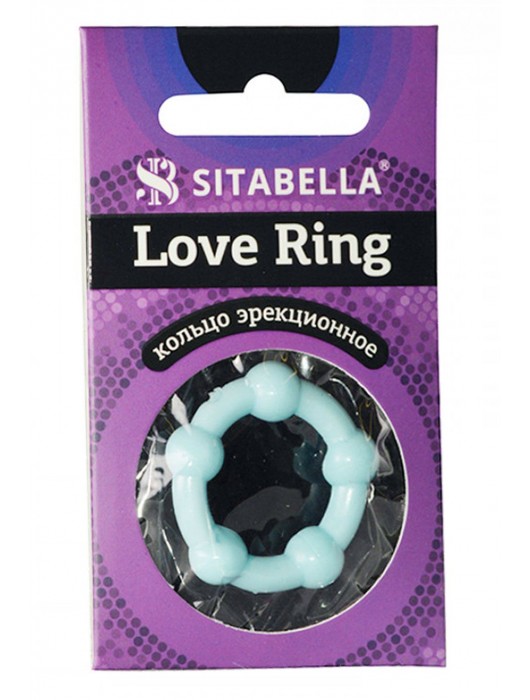 Цветное эрекционное кольцо Love Ring с бусинами - Sitabella - в Волжском купить с доставкой